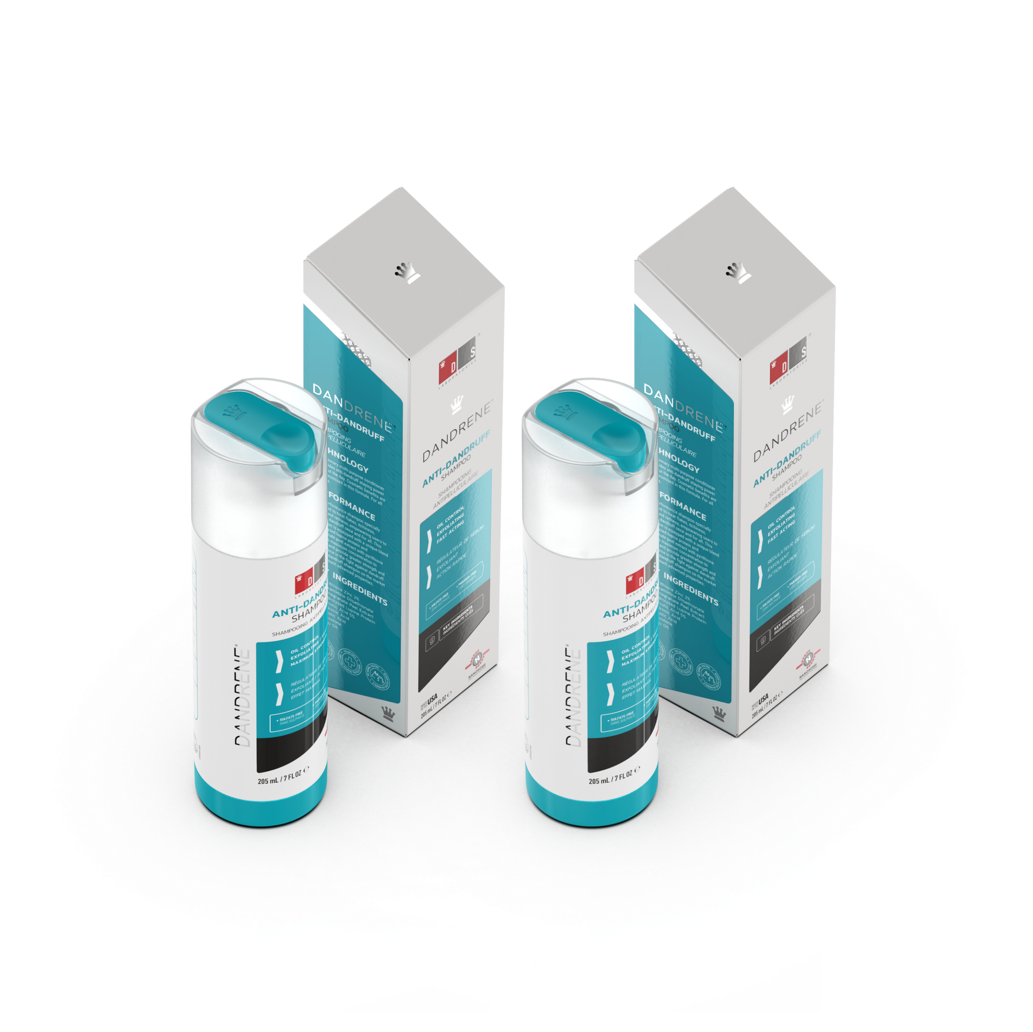 DANDRENE 2 Pack Bundle | High-Performance Anti-Dandruff Shampoo