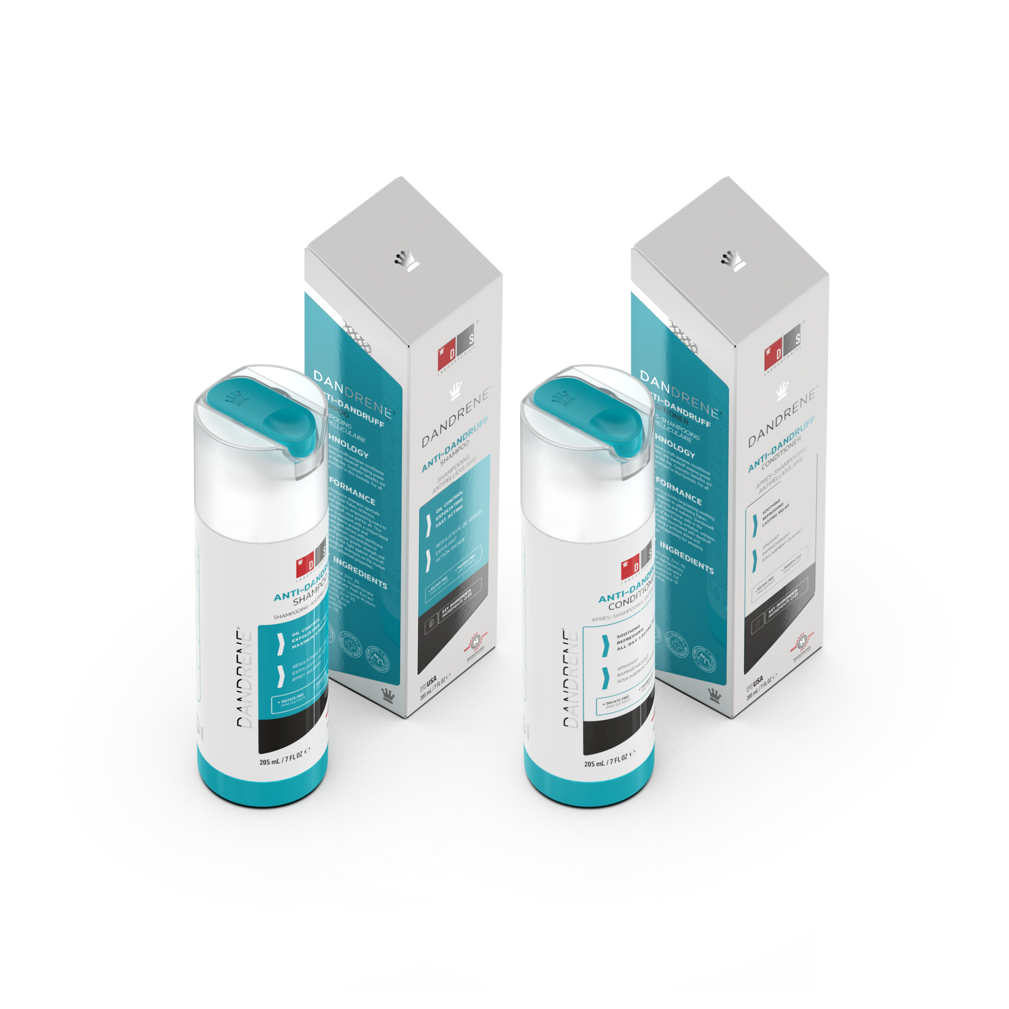 DANDRENE Anti-Dandruff Kit | High-Performance Anti-Dandruff Shampoo & Conditioner